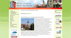 Desktop Screenshot of markt-nordheim.de